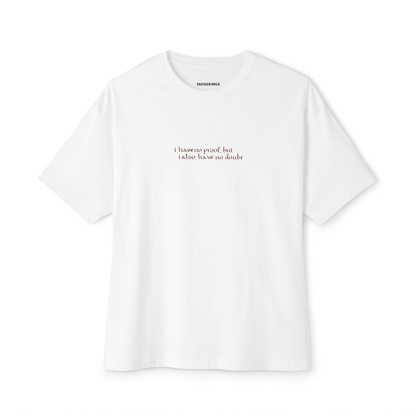I have no proof but I also have no doubt Tee