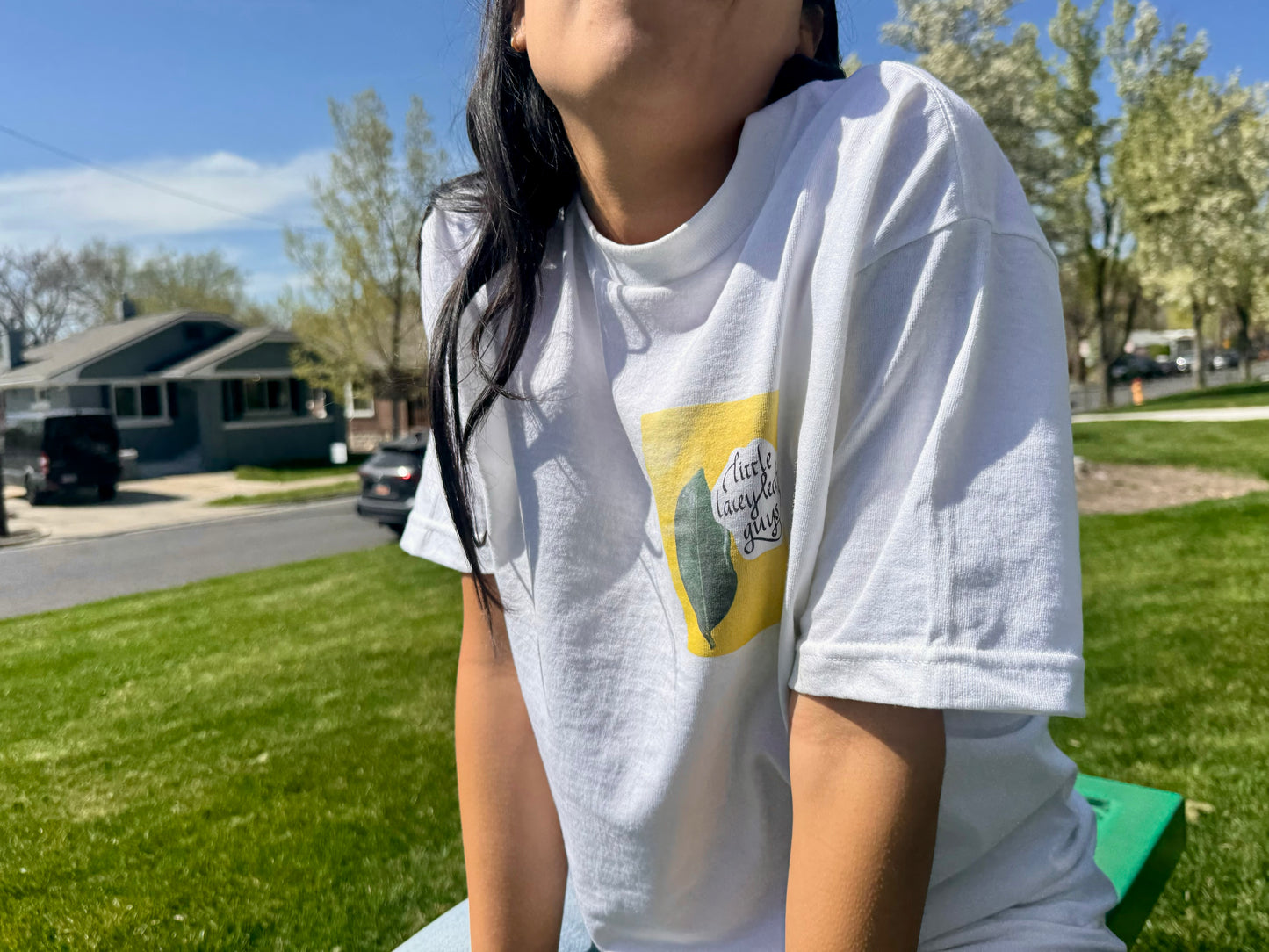 Little Lacey Leafy Guys Tee