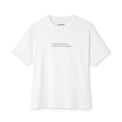 I have no proof but I also have no doubt Tee
