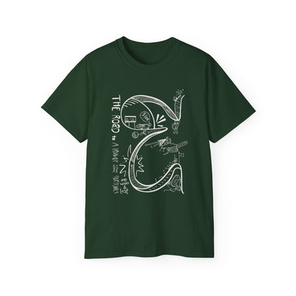 The road to a land of a place where fortunes are won and lost Tee